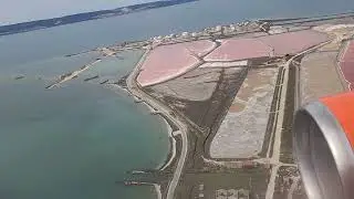 Magnificent Landing in Marseille South of France by EasyJet Airbus A320 coming from London