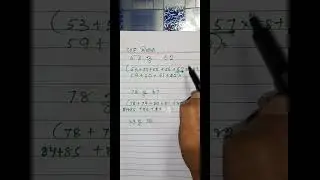 Math trick #mathstricks #mathematics