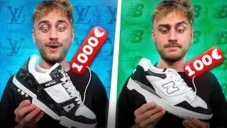 LOUIS VUITTON TRAINER 1000€ vs NEW BALANCE 550 100€ 😨