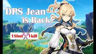 C1 Jean with R1 Mistsplitter Reforged Damage Test - Abyss Floor and Mobs