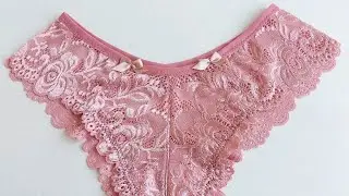 Como coser una ropa interior de encaje #costura #encaje #lencer&iacute;a #tutorial #parati #diy #emprende 