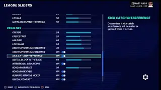 What Are The Best Penalty Sliders In Madden 21 Franchise?