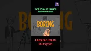 I will create an amazing whiteboard video #animatica #animatedexplainers