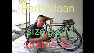 perbedaan size M dan size S pada polygon stratos S2 2021 #jualbelisepeda  #polygon  #stratos