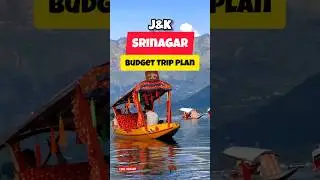 Srinagar Budget Trip Plan ❤️ #jammukashmir #srinagar #travel #viral #shortsvideo #youtube #tourism