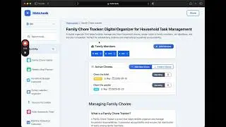 Family Chore Tracker: Digital Organizer for Household Task Management for FREE