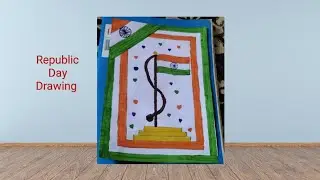 Republic Day Drawing 🇮🇳 Happy Republic Day Drawing 🇮🇳 26 January Drawing 