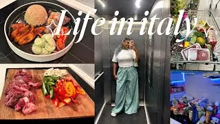 Days in my life in italy | Living alone diaries | Grocery shopping, Cooking | life of an introvert