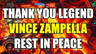 RIP VINCE ZAMPELLA The Call of Duty LEGEND and The Battlefield SAVIOR...