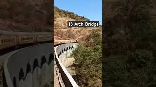 13 Arch Bridge🛤️🚉🚃#viralvideo #viral #youtubeshorts #yt #archbridge #kollam