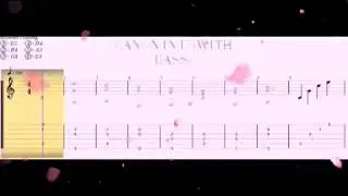 CANON IN D (WITH BASS) TAB GUITAR