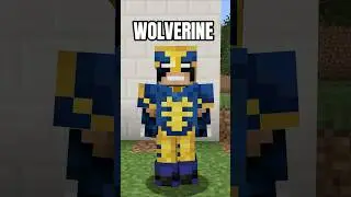 Minecraft: Wolverine Armor Trim #wolverine  #minecraft