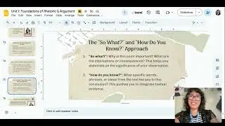 AP Unit 1, Lesson 1 Mini-Lecture