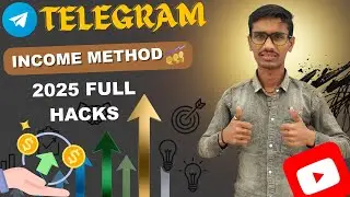 Telegram Income Method Full Hacks 2025 | Telegram Se Paise Kaise Kamaye | Raj Bhaiya Technical
