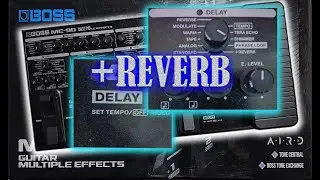 BOSS ME-90 ( +REVERB ) DELAY SOUND CHECK