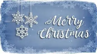 Merry Christmas Background II | Festive Winter Snowflakes & Warm Lights