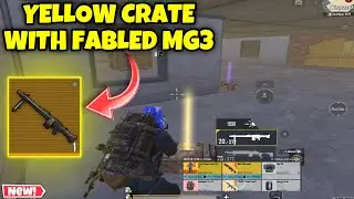 METRO ROYALE DROP YELLOW CRATE WITH FABLED MG3 | PUBG METRO ROYALE CHAPTER 26