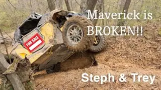 Can am Maverick 1000R breaks first day out. Haspin acres Indiana.