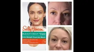Sally Hansen Bleach Cream on Eyebrows