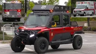 Fremont Fire Dept. *BRAND NEW* UTV 55, Engine 55 & Falck Ambulance Responding