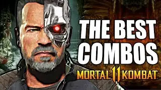 Mortal Kombat 11 - Terminator Best Combos in Every Variation - Step by Step!
