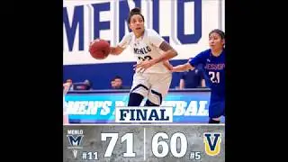 Menlo College Women's Basketball Highlights 1-12-19
