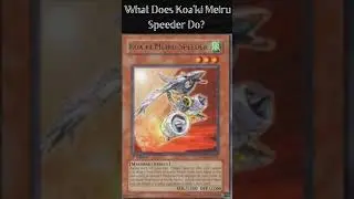 What Does Koa'ki Meiru Speeder Do? (Yugioh Cards Explained for Easy Deck Building)