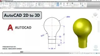 AutoCAD 2D to 3D | AutoCAD 2D to 3D Conversion | AutoCAD 2D Drawing and 3D Modeling | CADable
