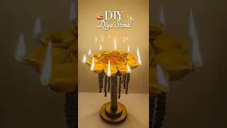 Diya 🪔 Decoration Idea For Diwali | Diwali 🎇 Decor Idea #diwali #diyadecor #diwalidecor #diyastand