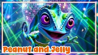 Chameleon at the disco | Peanut And Jelly - Nursery Rhymes & Kids Songs