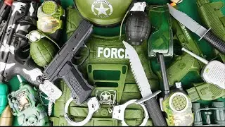 INSANE Military Soldier Toy Arsenal! Pistols, Rifles & Combat Force Gear Unboxed