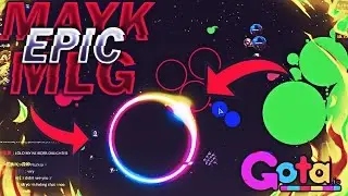 Gota.io - EPIC *MAGIC DOUBLE SPLIT DESTROY* NEW SOLOTRICKSPLIT VS TRICKSPLIT - Mayk MLG