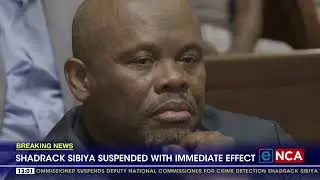 Top cop Shadrack Sibiya suspended with immediate effect