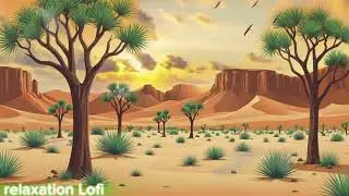 Relax in the Desert  lofi  - Relaxing smooth background cowboy music for &nbsp; relaxing & calming