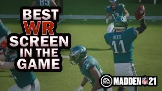 Best WR Screen in Madden 21!