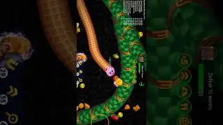 snake game video🪱🪱worms zone.io#subscribe#gameplay#0168😳😳🤣🤣🐛