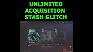 UNLIMITED ACQUISITION STACH GLITCH FOR MWZ MWIII ZOMBIES