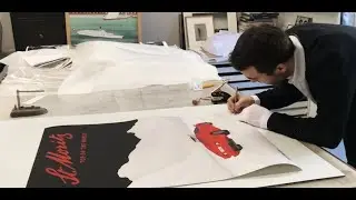 St Moritz | Lamborghini Countach | 25 pieces Limited Edition | Poster-Art