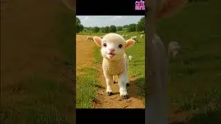 This smiling little lamb is insanely adorable 🐑✨💛#cutelamb #babyanimal #aivideo #adorableanimals