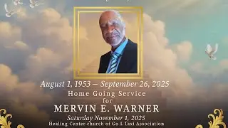 Home Going Service for Mervin E. Warner