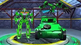 Tank Robot Game 2020: Eagle Robot Car Games 3D