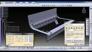 Tutorial - CATIA DMU Kinematics Landing Gear Bay Mechanism