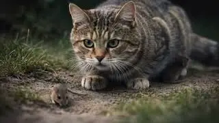 Bro trained for the hunt&hellip; mouse didn&rsquo;t even run 😂 👉 Watch till the end! #cat #mouse #funny #hunt