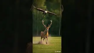 Eagle vs Deer | Wild Chase in the Jungle