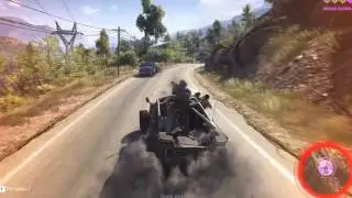Tom Clancy's Wildlands Ghost Recon - Minigun on Assault Buggy
