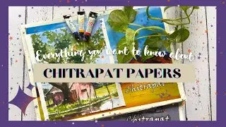Бумага для акварели ручной работы Chitrapat || Шероховатая и матовая текстура || Все, что вы хоте...