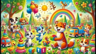 1 GODZINA PIOSENEK DLA DZIECI 😍🎶 WESOŁE I TANECZNE 🦊🐸 22 PIOSENKI 🌸