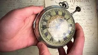Double wheel duplex escapement coach clock