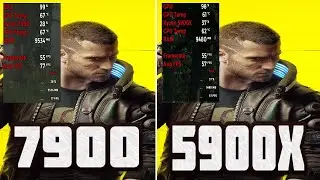 AMD Ryzen 9 7900 vs Ryzen 9 5900X | Test in 6-9 Games