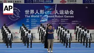 China's tournament for AI robots opens with dancing, soccer, boxing, track